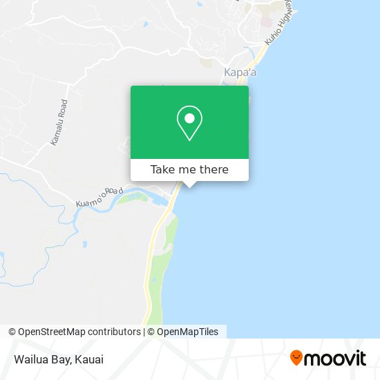 Mapa de Wailua Bay