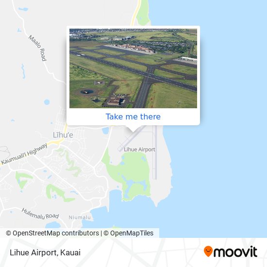 Lihue Airport map