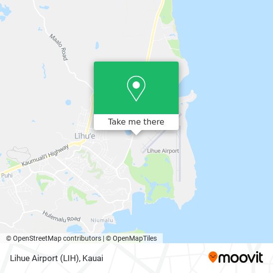 Lihue Airport (LIH) map
