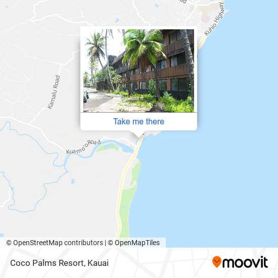 Mapa de Coco Palms Resort