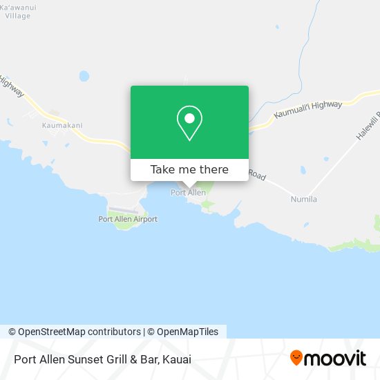 Mapa de Port Allen Sunset Grill & Bar