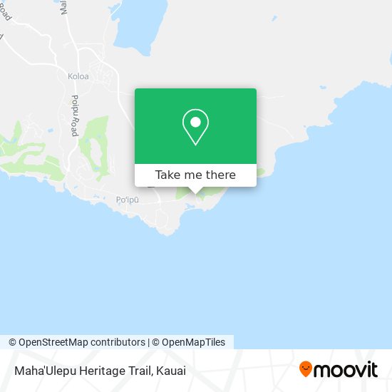 Mapa de Maha'Ulepu Heritage Trail