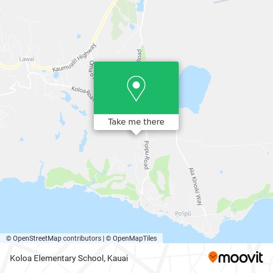 Koloa Elementary School map