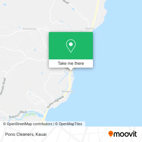 Pono Cleaners map