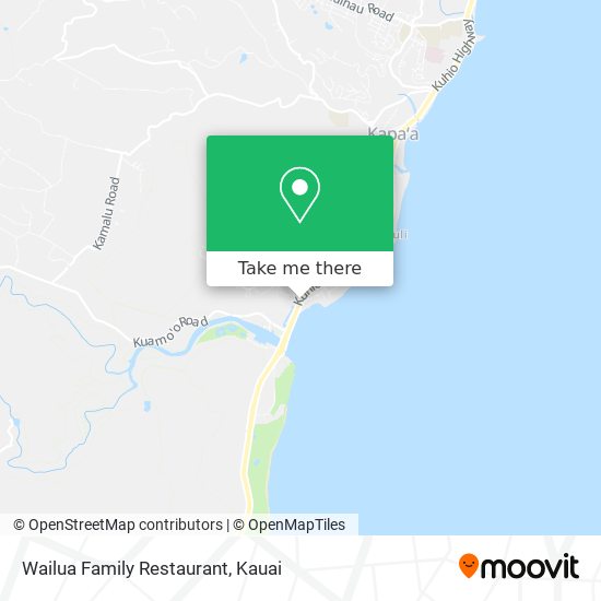 Wailua Family Restaurant map