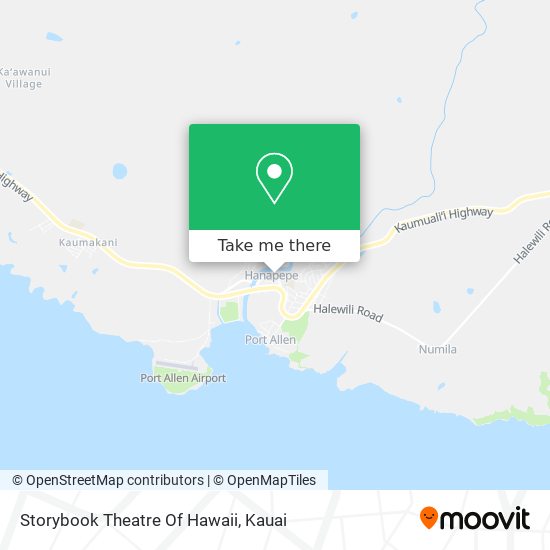 Storybook Theatre Of Hawaii map