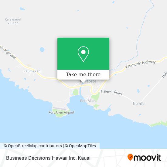 Business Decisions Hawaii Inc map