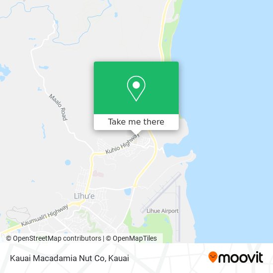 Mapa de Kauai Macadamia Nut Co