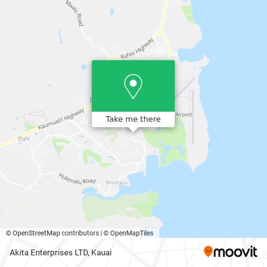 Akita Enterprises LTD map