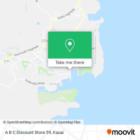 A B C Discount Store 59 map