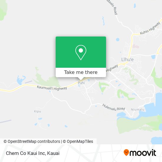 Chem Co Kaui Inc map