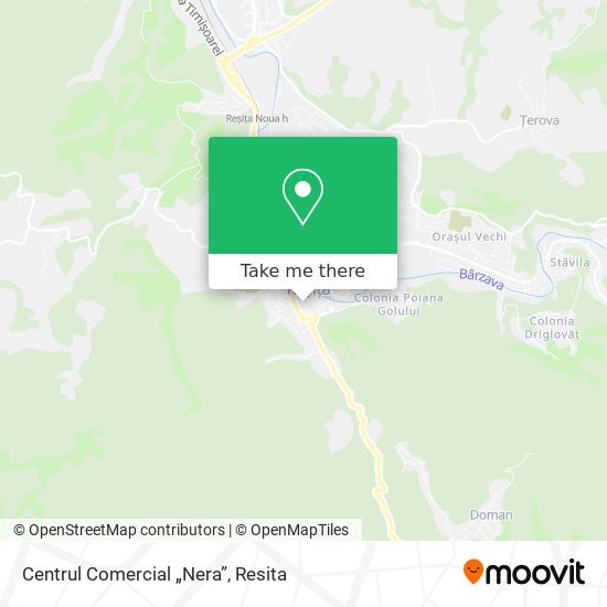 Centrul Comercial „Nera” map