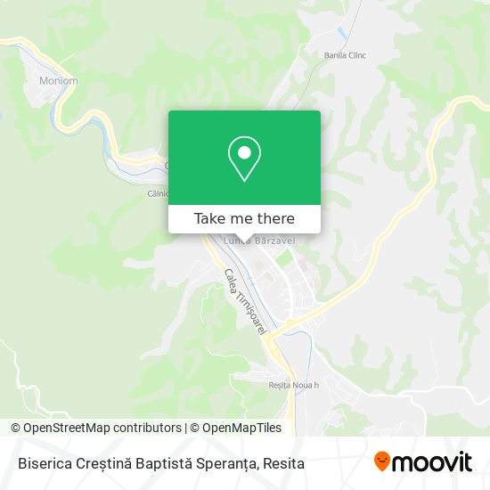 Biserica Creștină Baptistă Speranța map