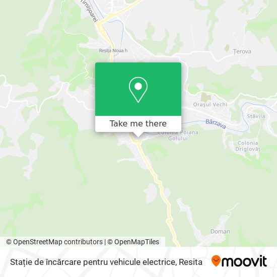 Stație de încărcare pentru vehicule electrice map