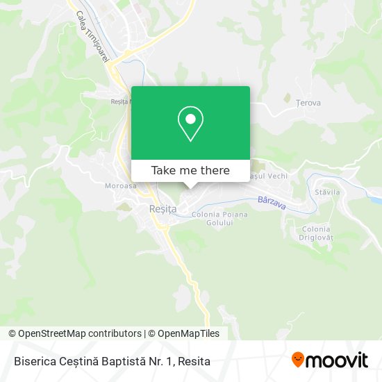 Biserica Ceștină Baptistă Nr. 1 map