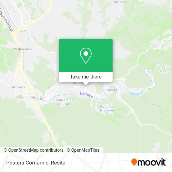 Pestera Comarnic map