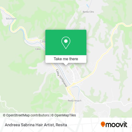 Andreea Sabrina Hair Artist map