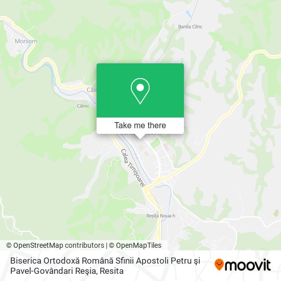 Biserica Ortodoxă Română Sfinii Apostoli Petru şi Pavel-Govândari Reşia map