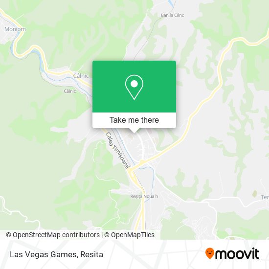 Las Vegas Games map