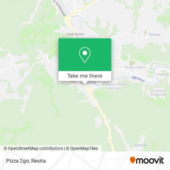 Pizza 2go map