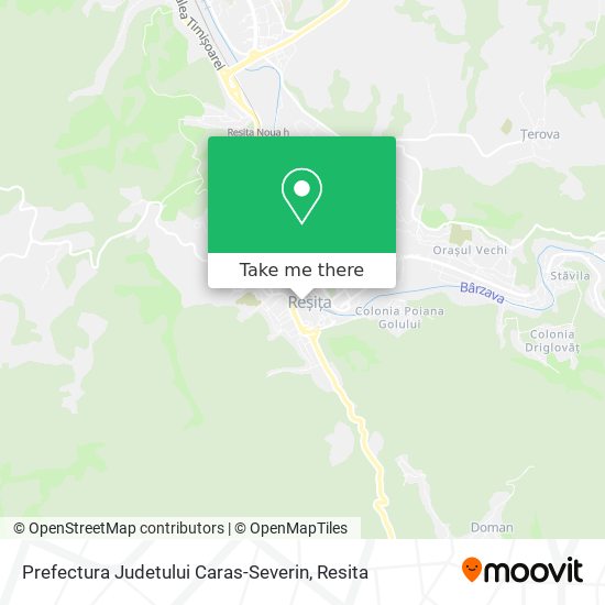 Prefectura Judetului Caras-Severin map