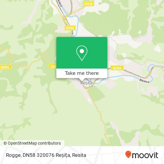 Rogge, DN58 320076 Reșița map