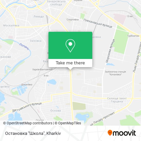 Остановка "Школа" map