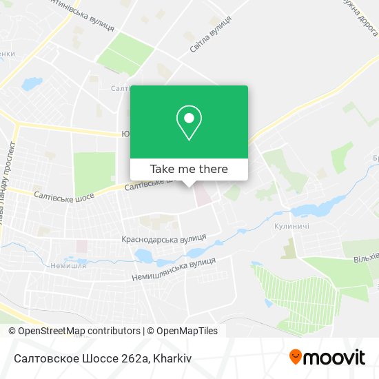 Салтовское Шоссе 262а map