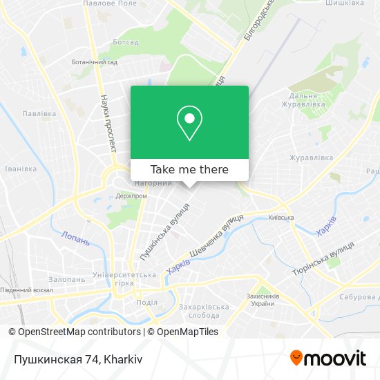 Пушкинская 74 map