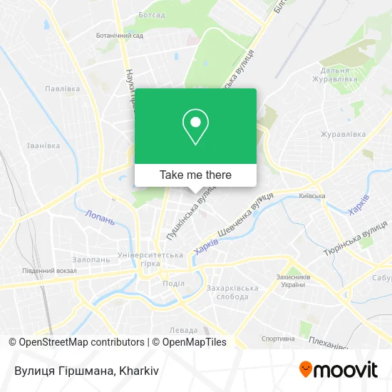 Карта Вулиця Гіршмана