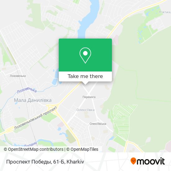 Проспект Победы, 61-Б map