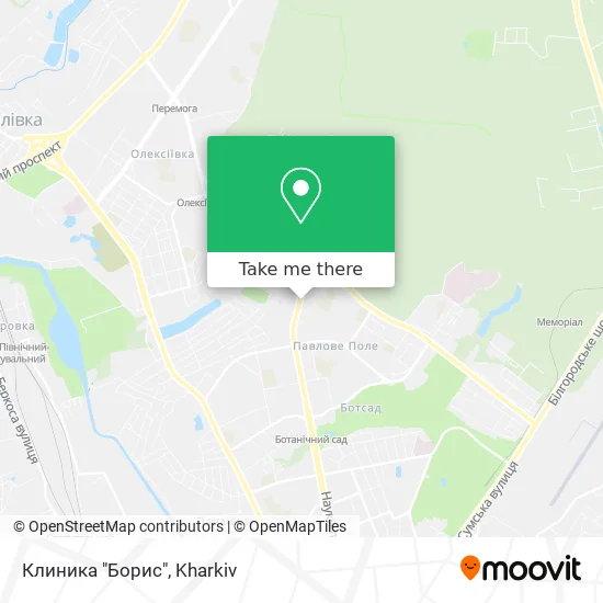 Карта Клиника "Борис"