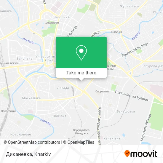 Карта Диканевка