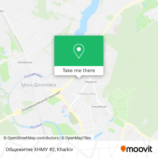 Карта Общежитие ХНМУ #2