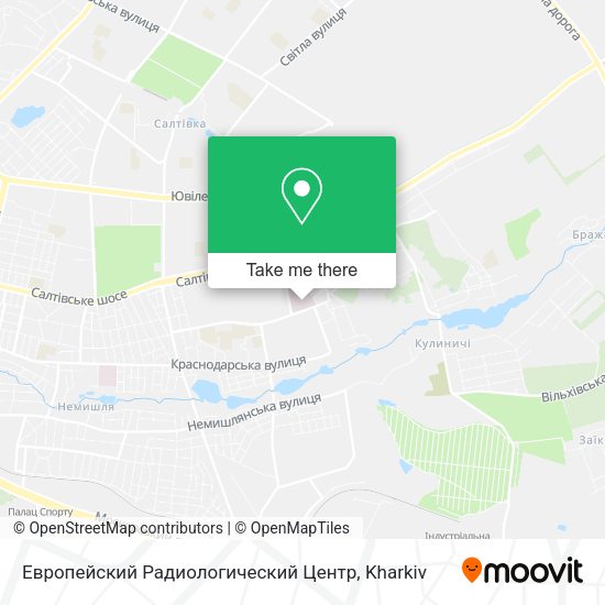Карта Европейский Радиологический Центр