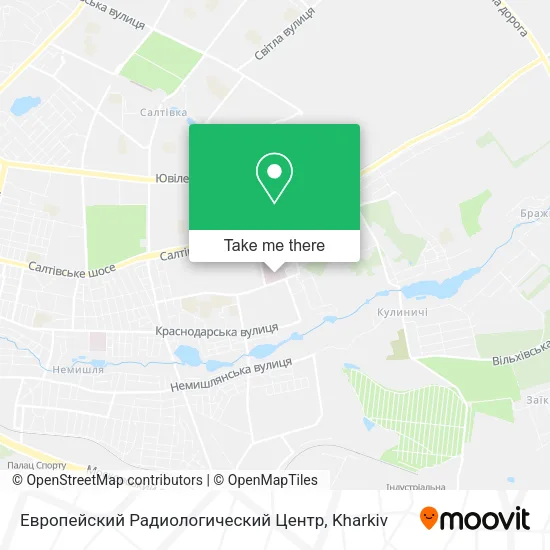 Карта Европейский Радиологический Центр