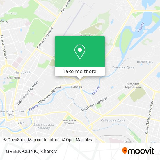 GREEN-CLINIC map