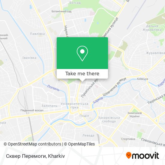 Сквер Перемоги map