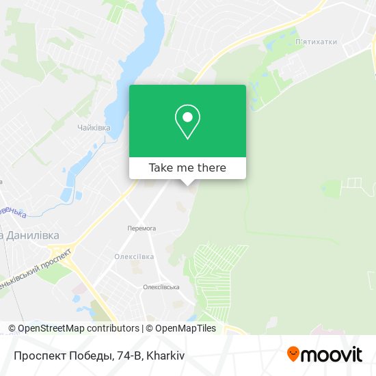 Проспект Победы, 74-В map
