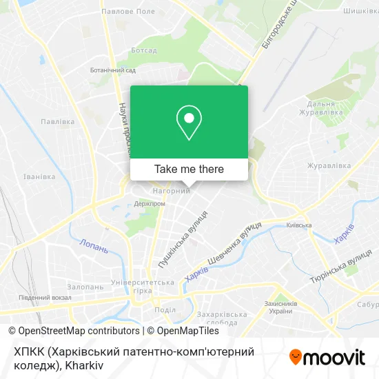 Карта ХПКК (Харківський патентно-комп'ютерний коледж)