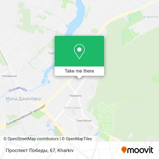 Карта Проспект Победы, 67
