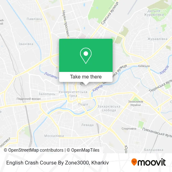 Карта English Crash Course By Zone3000