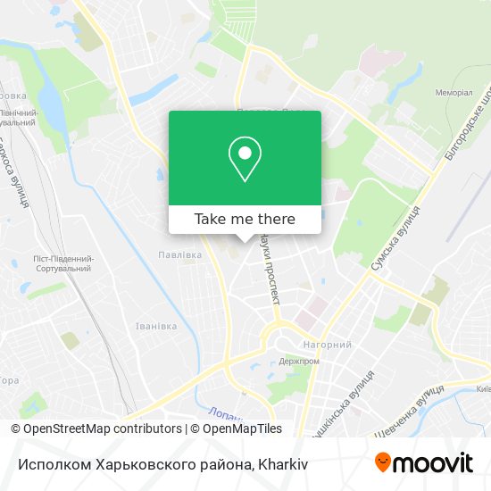 Исполком Харьковского района map