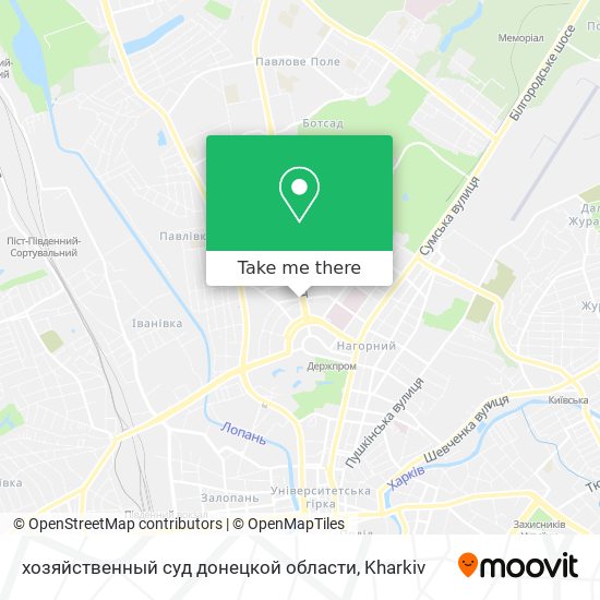 хозяйственный суд донецкой области map
