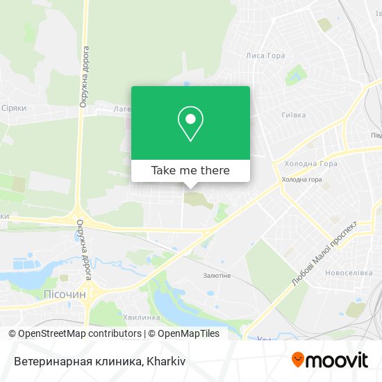 Карта Ветеринарная клиника