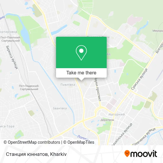 Карта Станция юннатов