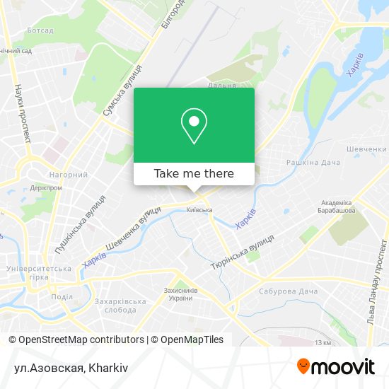 ул.Азовская map