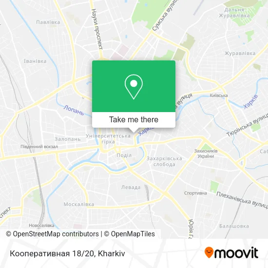 Карта Кооперативная 18/20