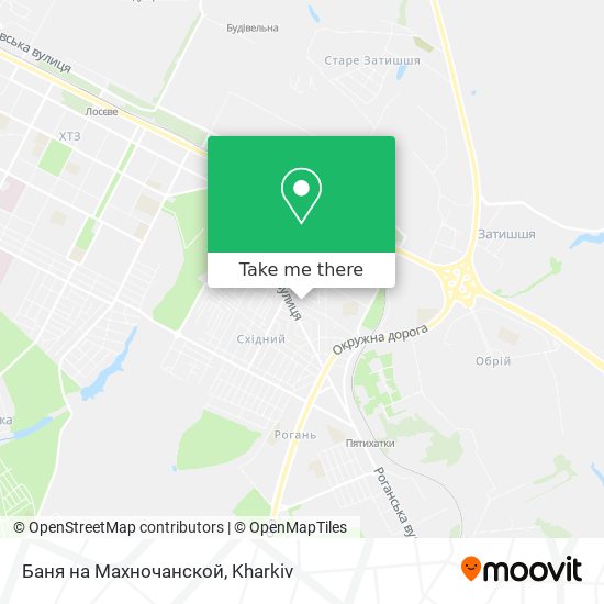 Баня на Махночанской map