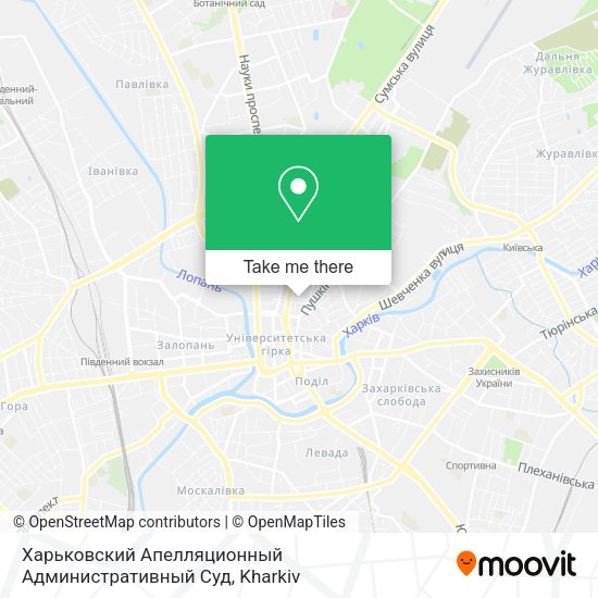 Карта Харьковский Апелляционный Административный Суд